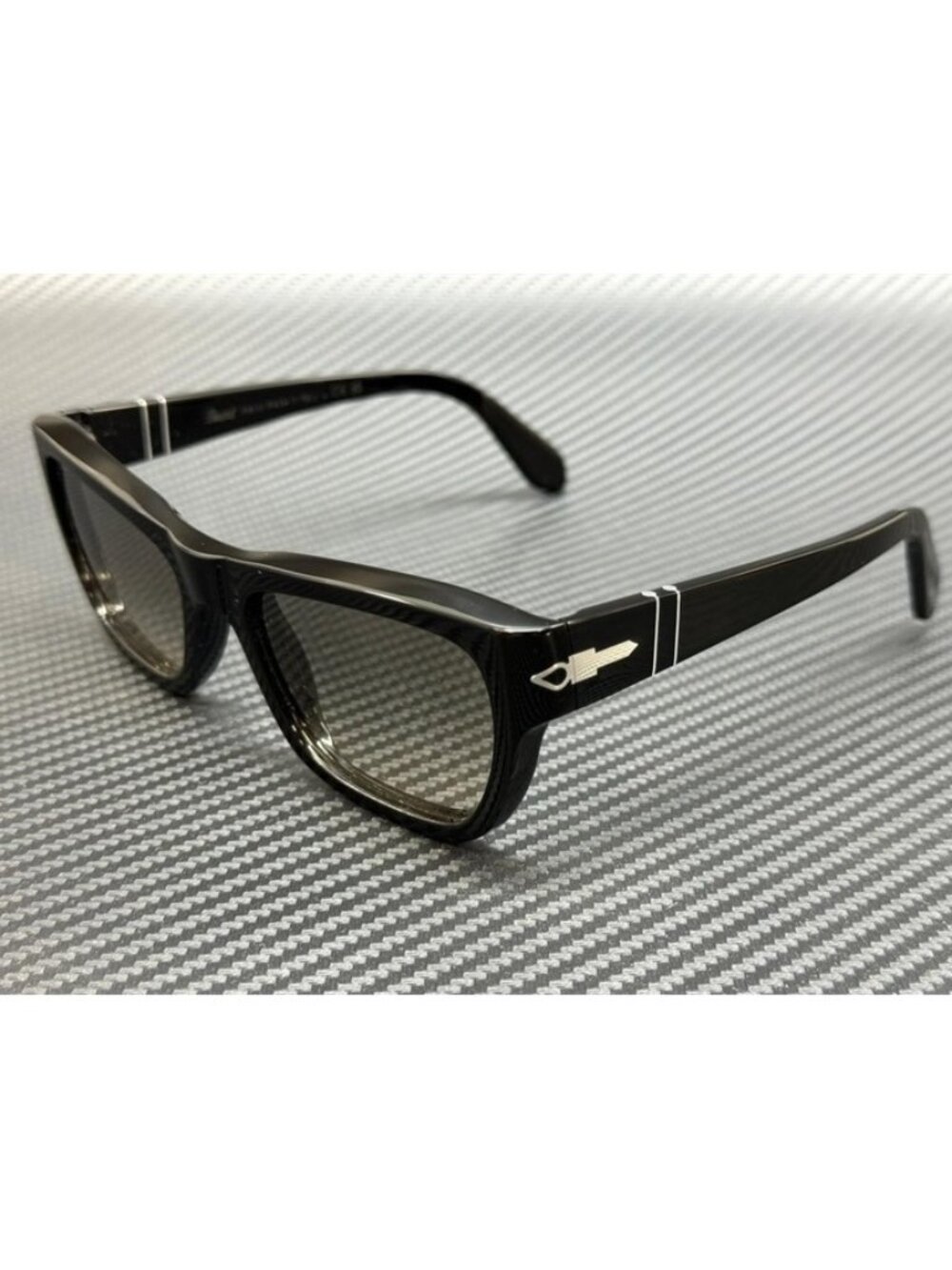 New Persol Men Black Sunglasses 56-20-145